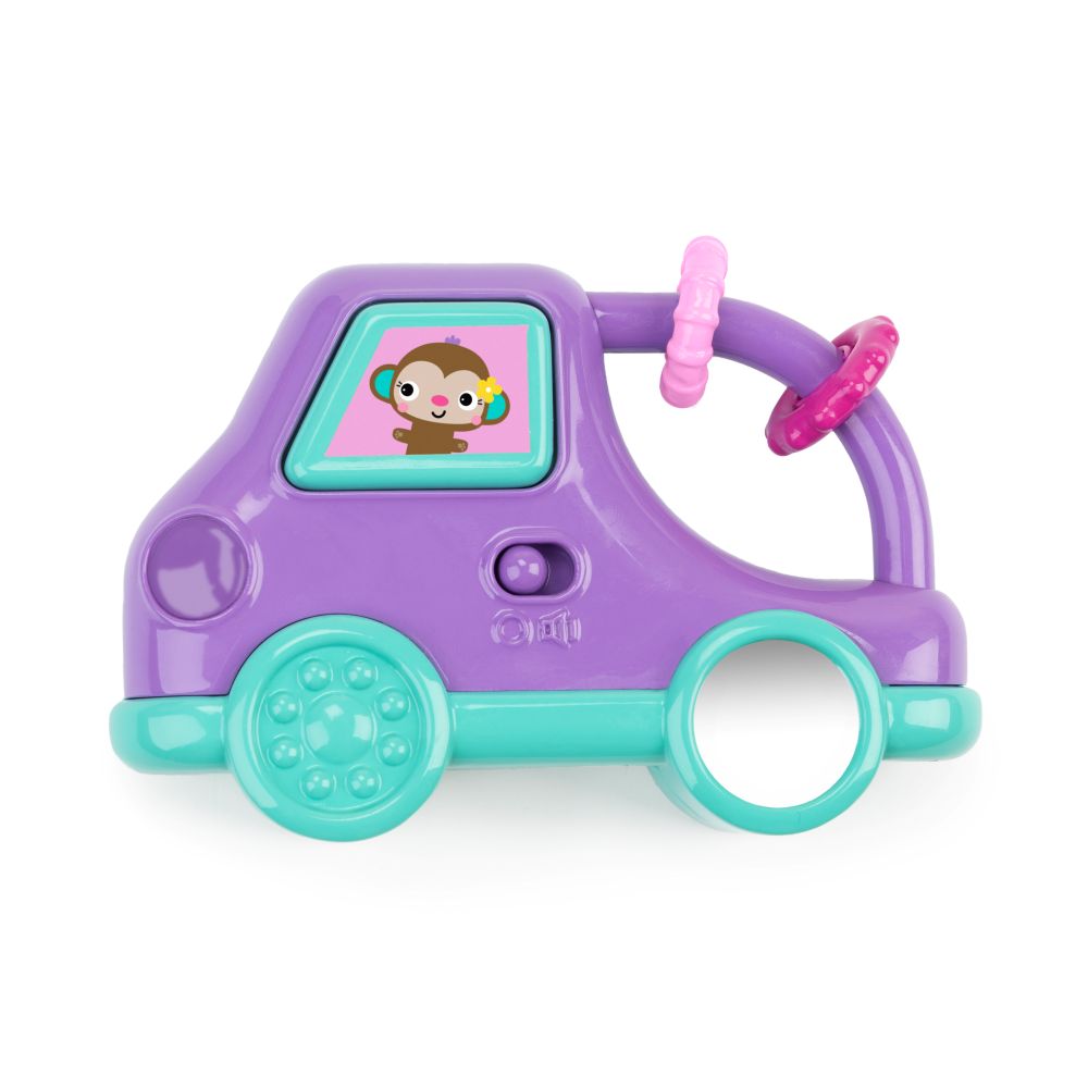 Bright Starts - Safari Driver Take Along Toy With Lights & Music - 3-36M