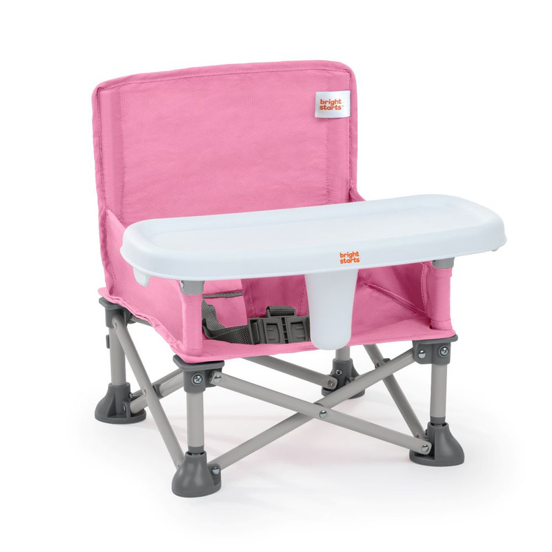 Bright Starts Pop 'N Sit Portable Booster - Pink