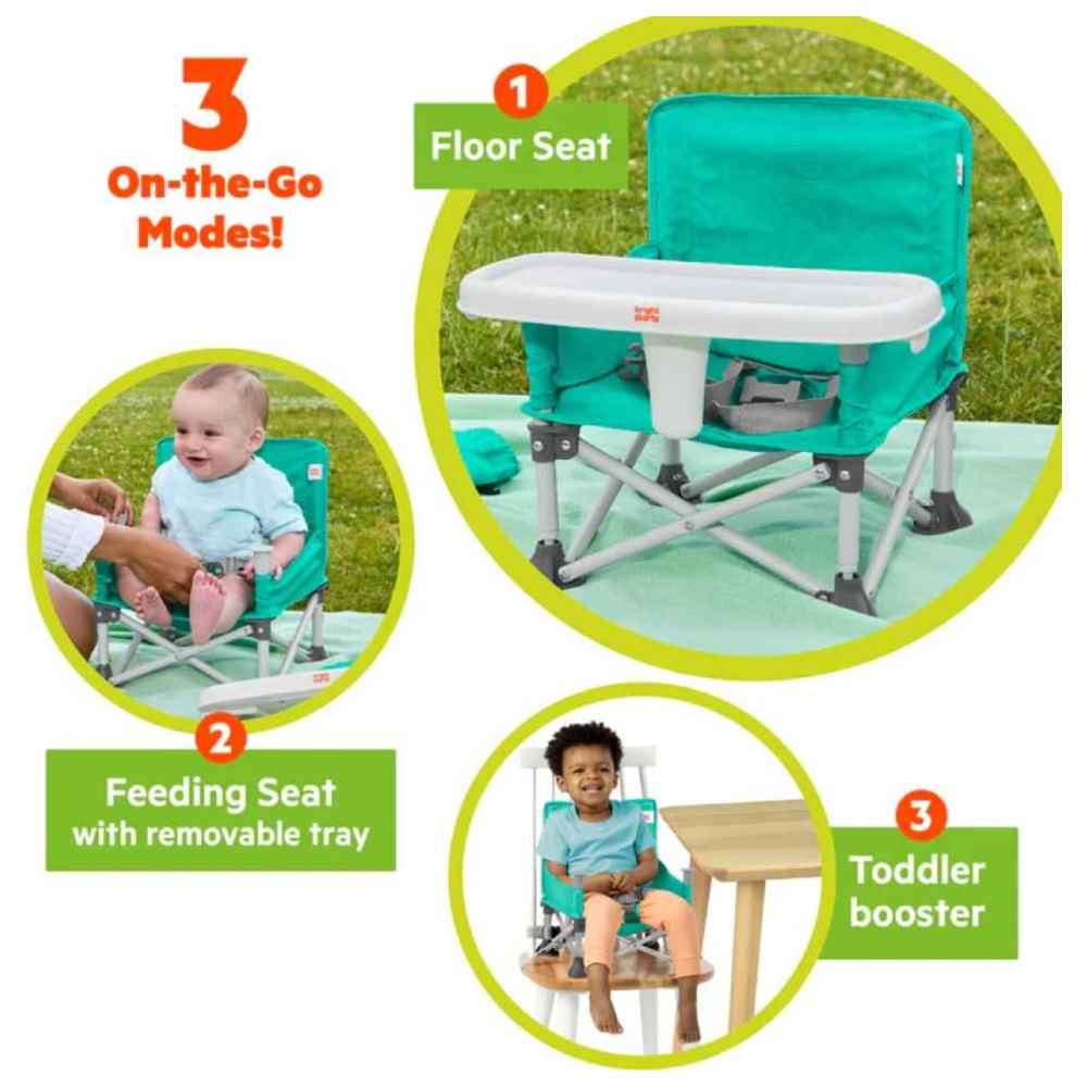Bright Starts Pop 'N Sit Portable Booster - Teal