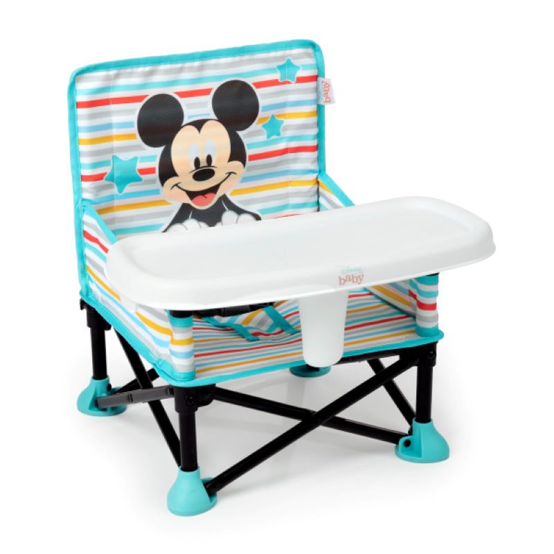 Bright Starts Disney Mickey Mouse Pop 'N Sit Portable Booster
