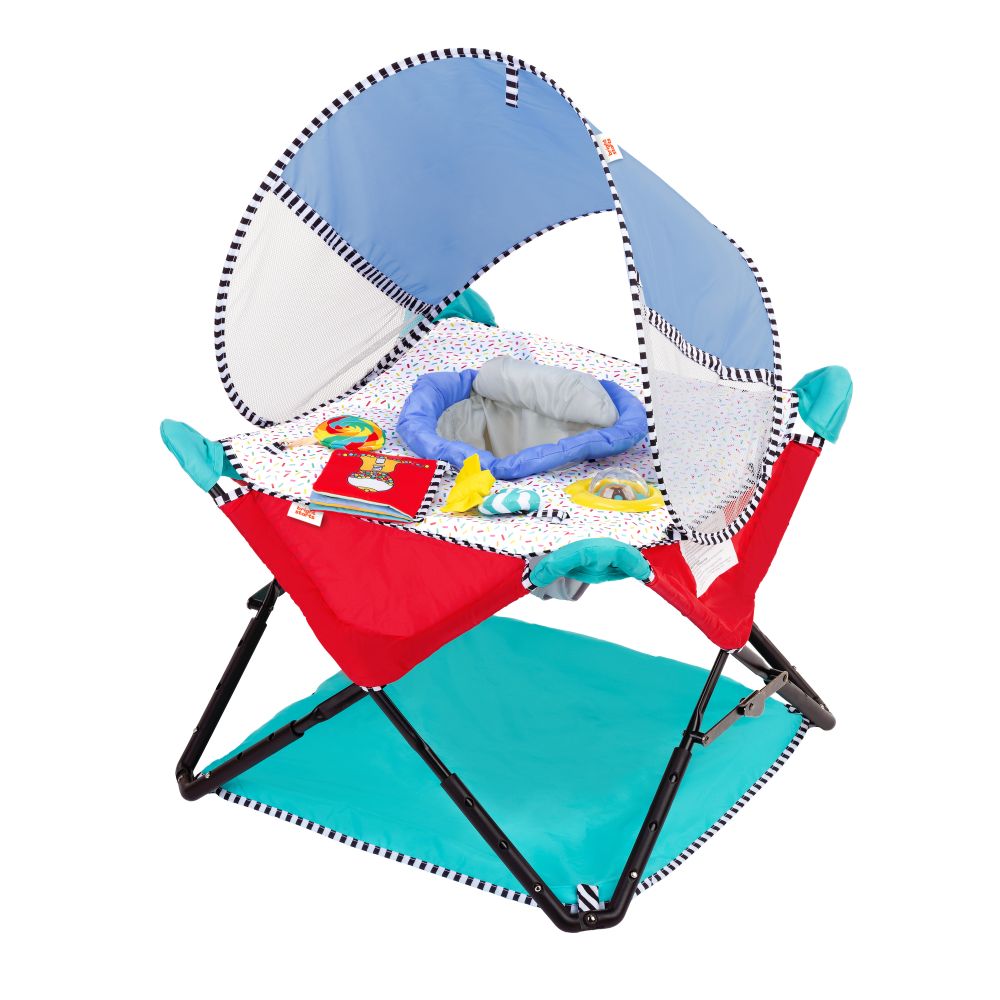 Bright Starts - Pop ‘n Jump Portable Play Gym with Canopy
