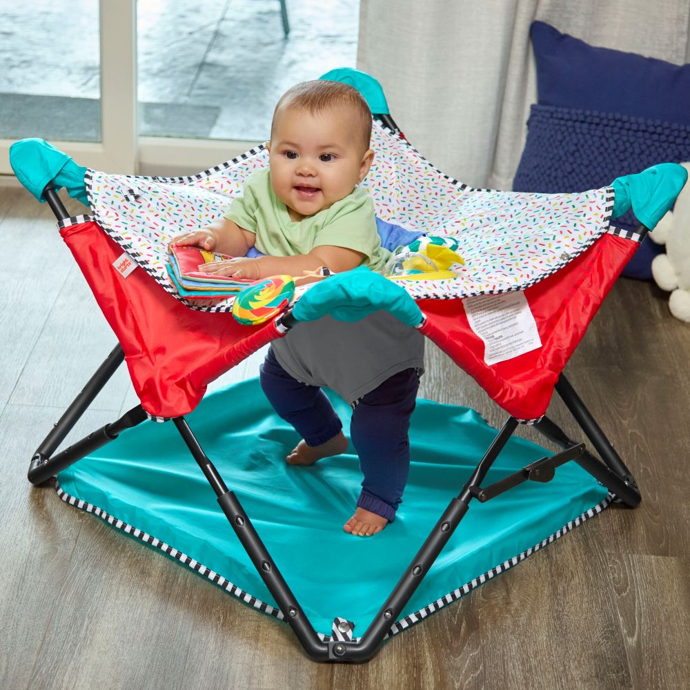 Bright Starts - Pop ‘n Jump Portable Play Gym with Canopy