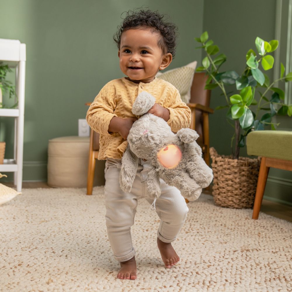 Ingenuity - Sylvi Plush Musical Soother With Cry Detection & Lights - Grey_0-36M