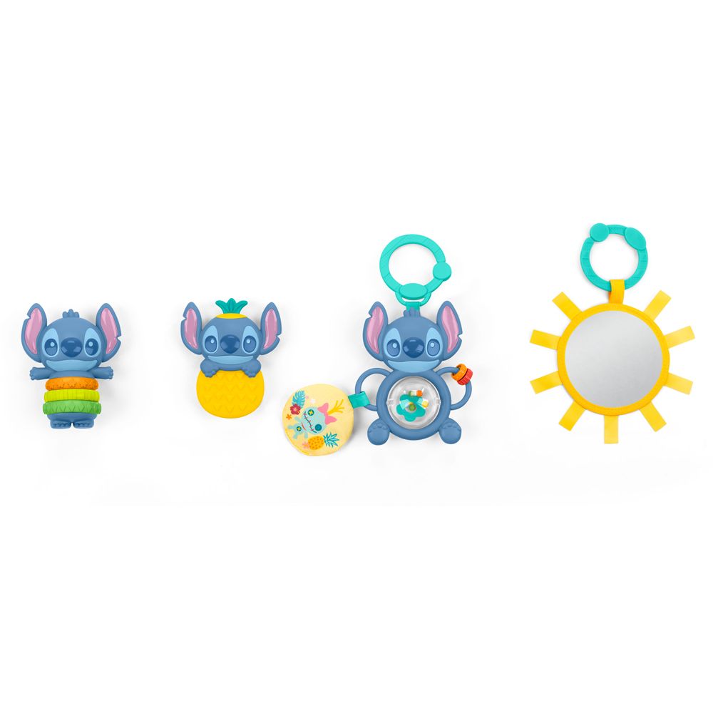 Bright Starts - Stitch Tropical Treasures Toy Gift Set - Multicolor - 4 Pcs
