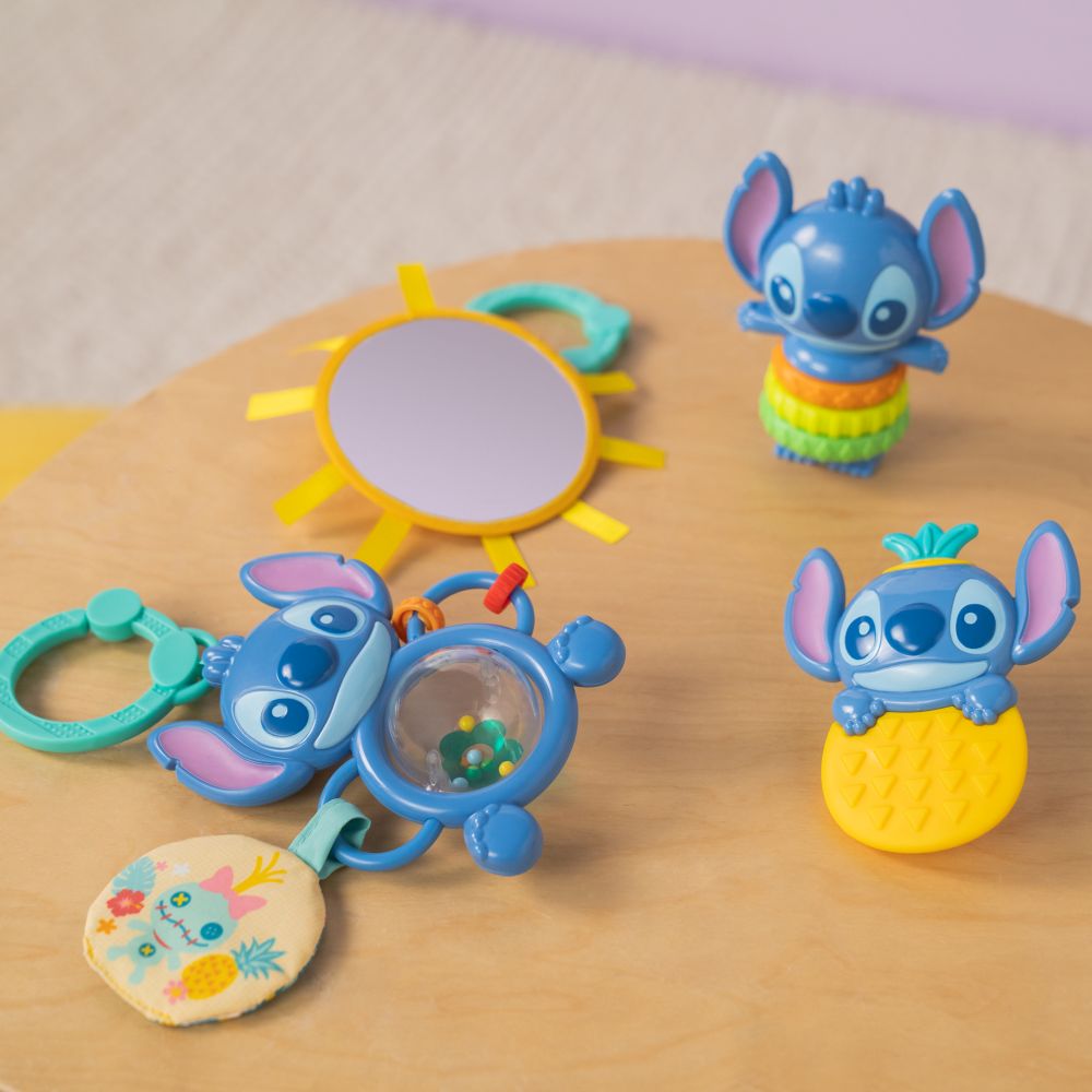 Bright Starts - Stitch Tropical Treasures Toy Gift Set - Multicolor - 4 Pcs