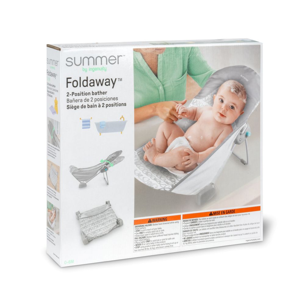 Ingenuity - Foldaway 2-Position Bather - Green