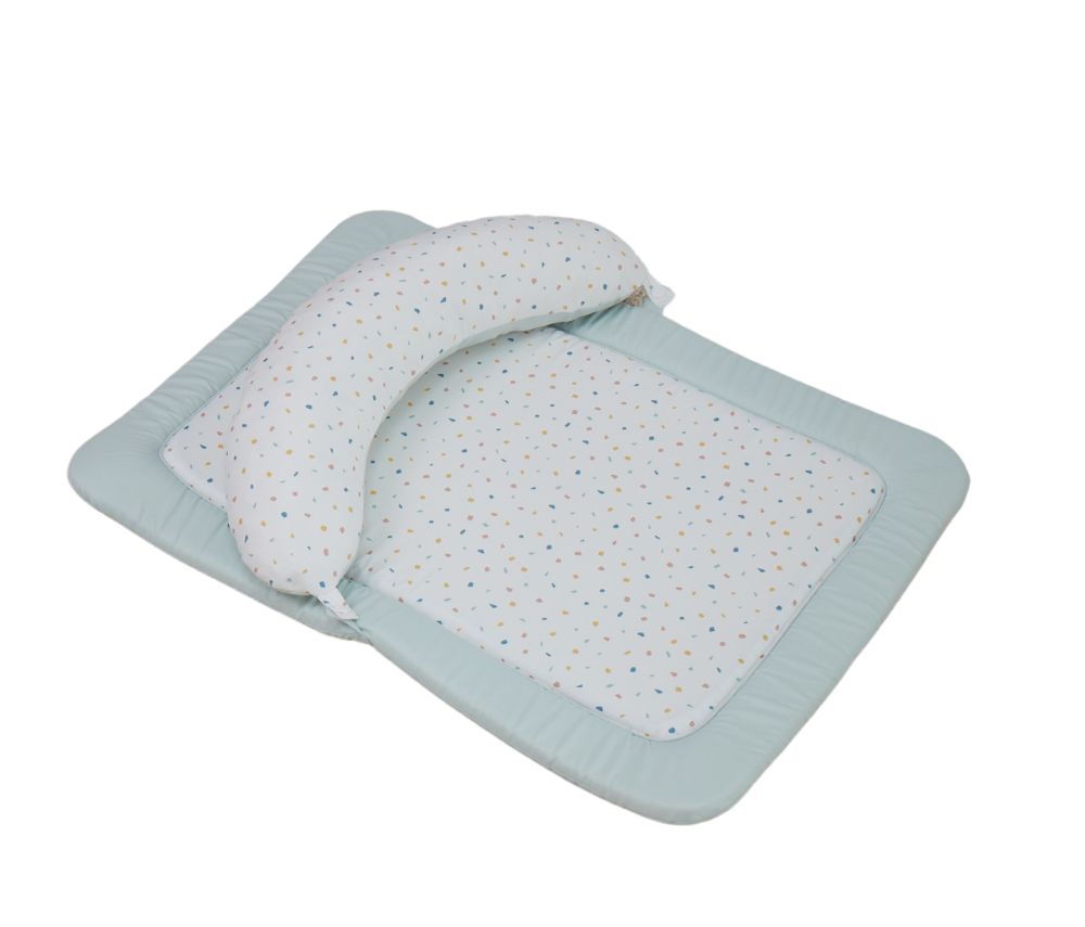 Clevamama - Newborn Tummy Time Mat - Terrazzo
