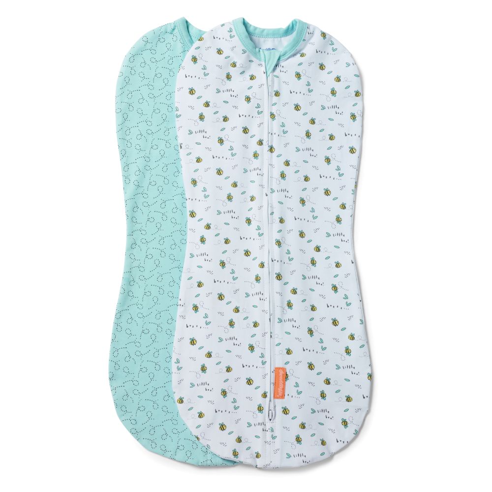 Ingenuity 2pc-Set - Swaddleme Pod Swaddle For Preemies & Newborns - Multicolor_0-2M