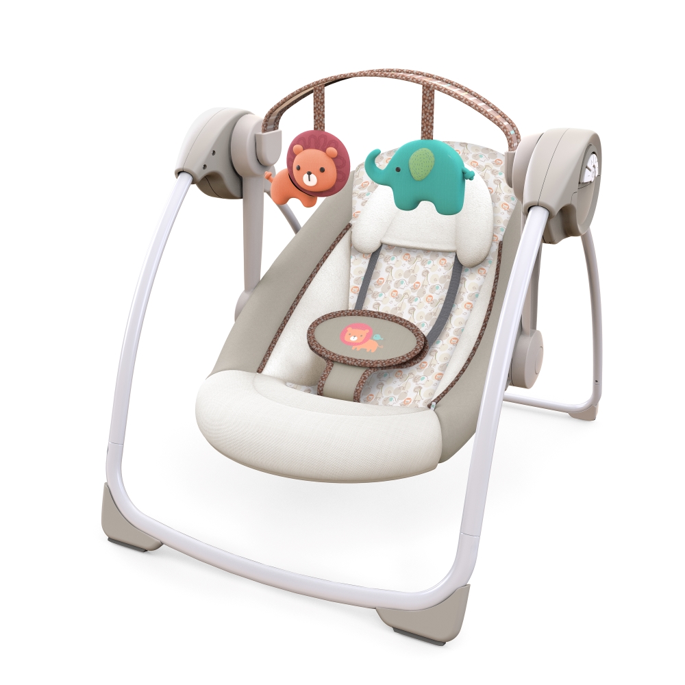 Ingenuity - Soothe n Delight Portable Swing - Cozy Kingdom