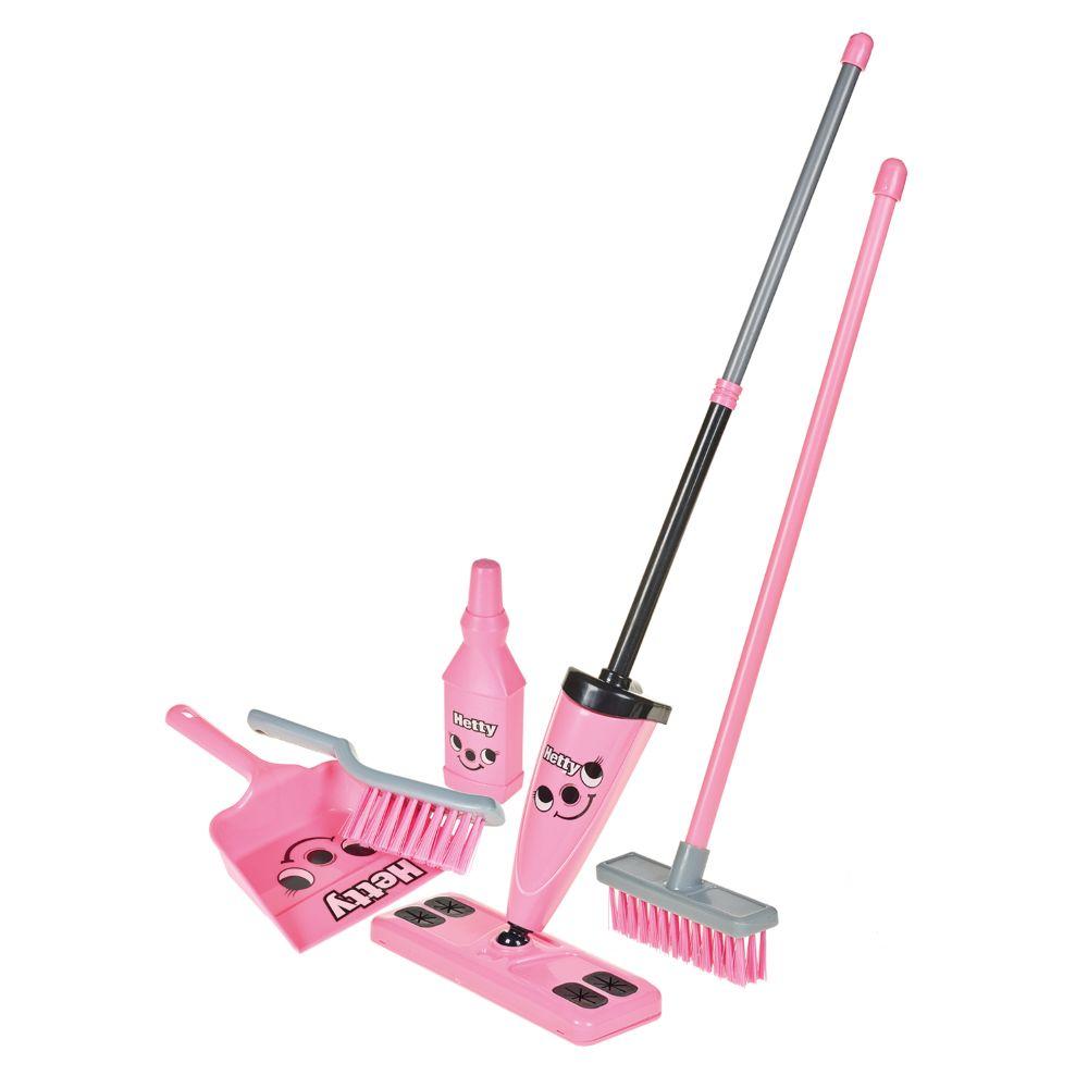 Casdon - Hetty Cleaning Trolley Toy Set - Pink