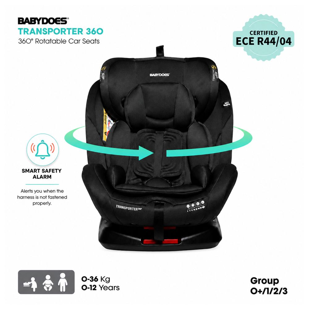 Babydoes - Transporter 360 Degree Isofix Rotating Baby Car Seat