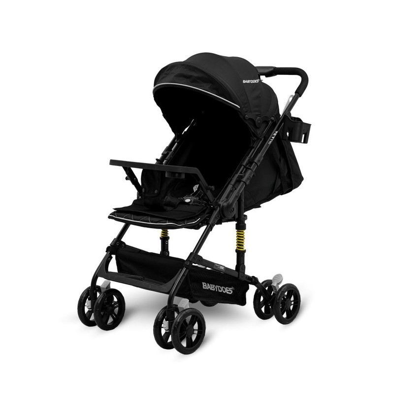Babydoes - Olla R + Baby Stroller Reversible Handle - Black