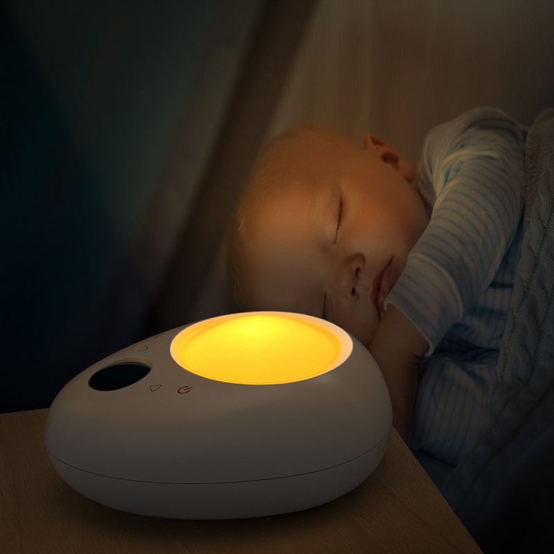 Doopser - Egg Style Double Electric Breast Pump Kit With Nightlight - White/Orange