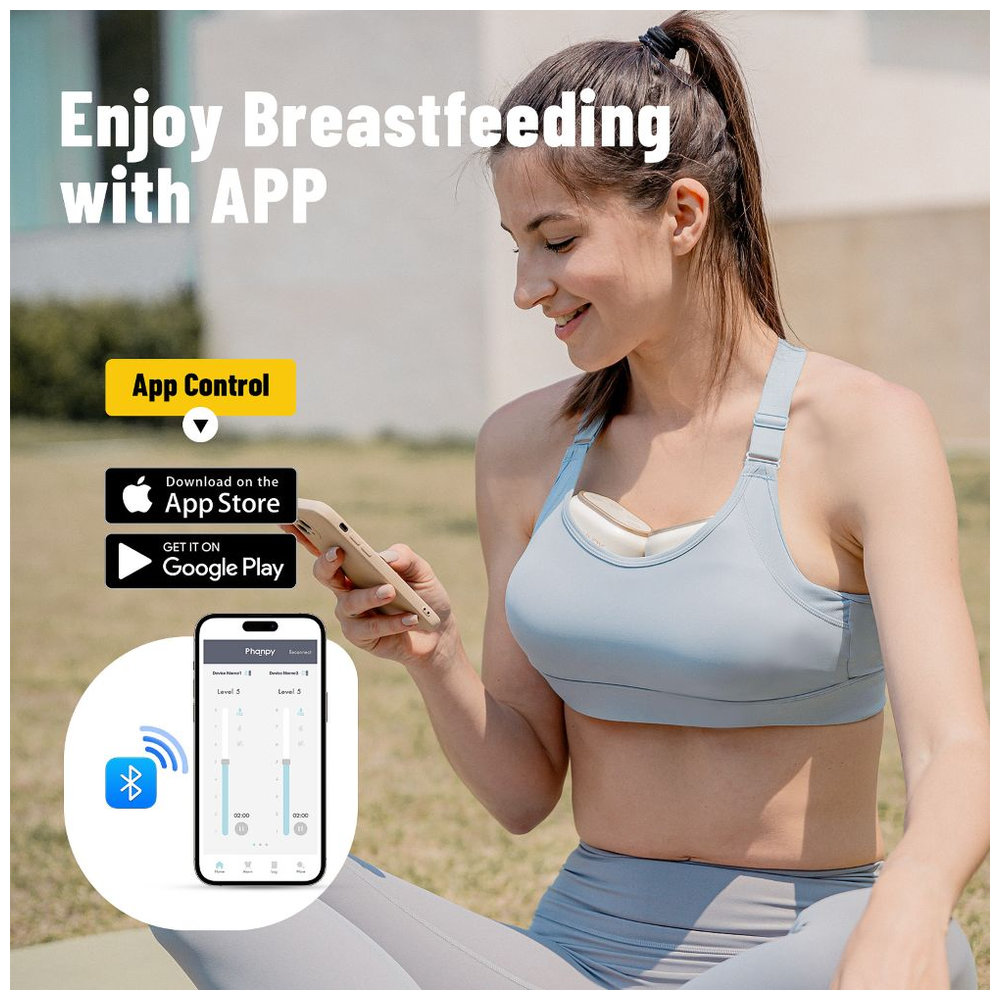 Phanpy - E-Joy S2 Intelligent Electric Breast Pump - White