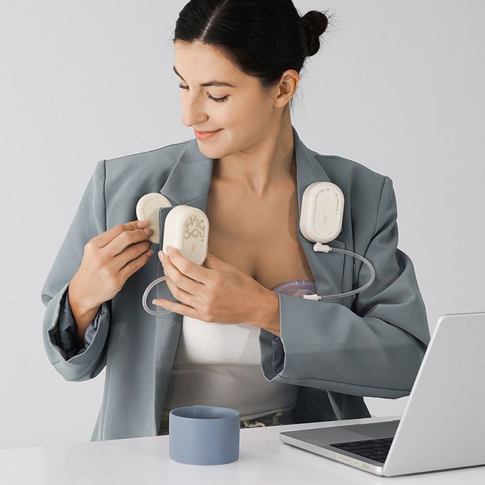 Phanpy - E-Rosy S3 Hands-Free Double Electric Breast Pump - White