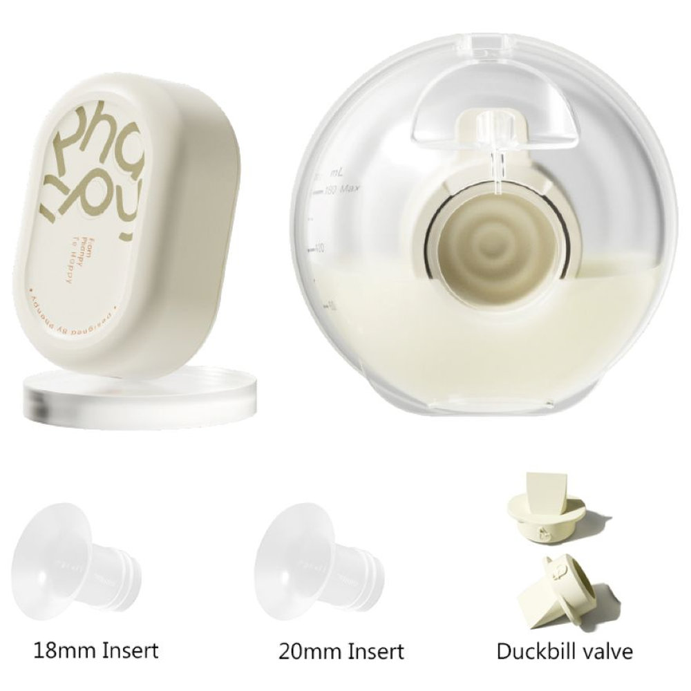 Phanpy - E-Rosy S3 Hands-Free Double Electric Breast Pump - White