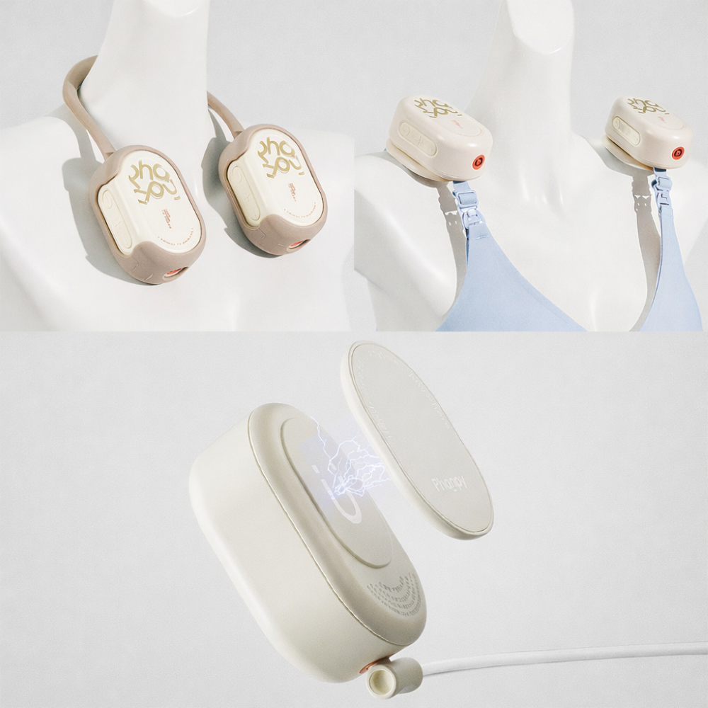 Phanpy - E-Rosy S3 Hands-Free Double Electric Breast Pump - White