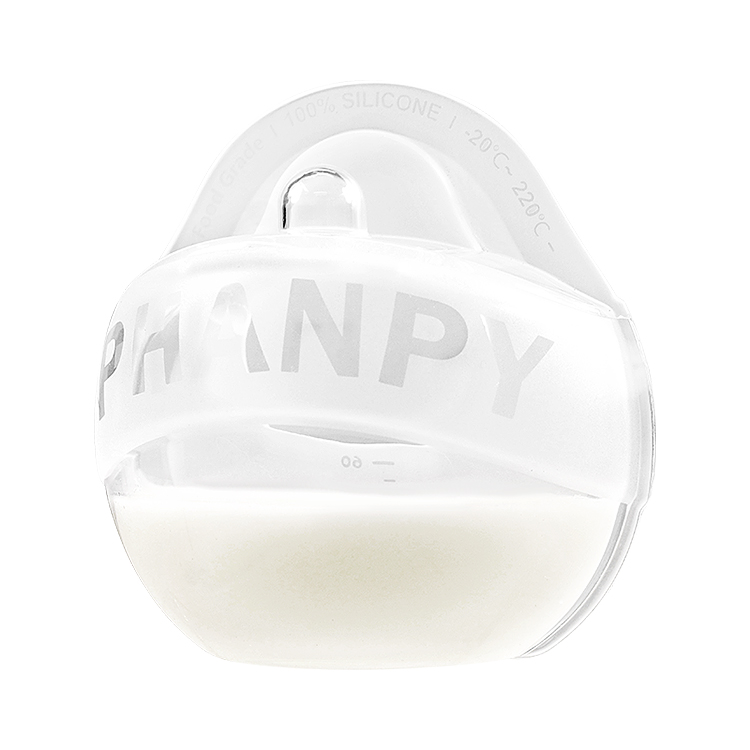Phanpy - Wearable Silicone Breastmilk Collector - Clear - 90 ml