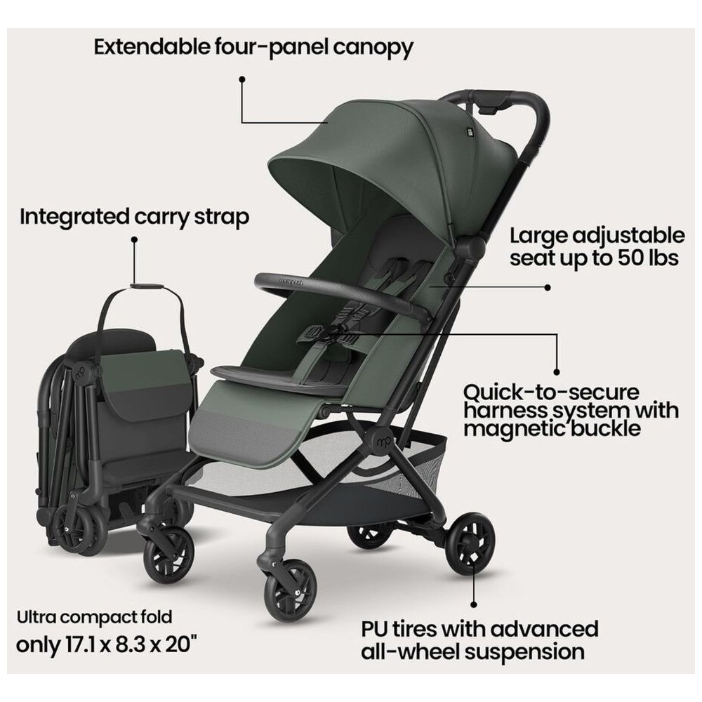 Mompush Velo Ultra-compact Lightweight Travel Stroller