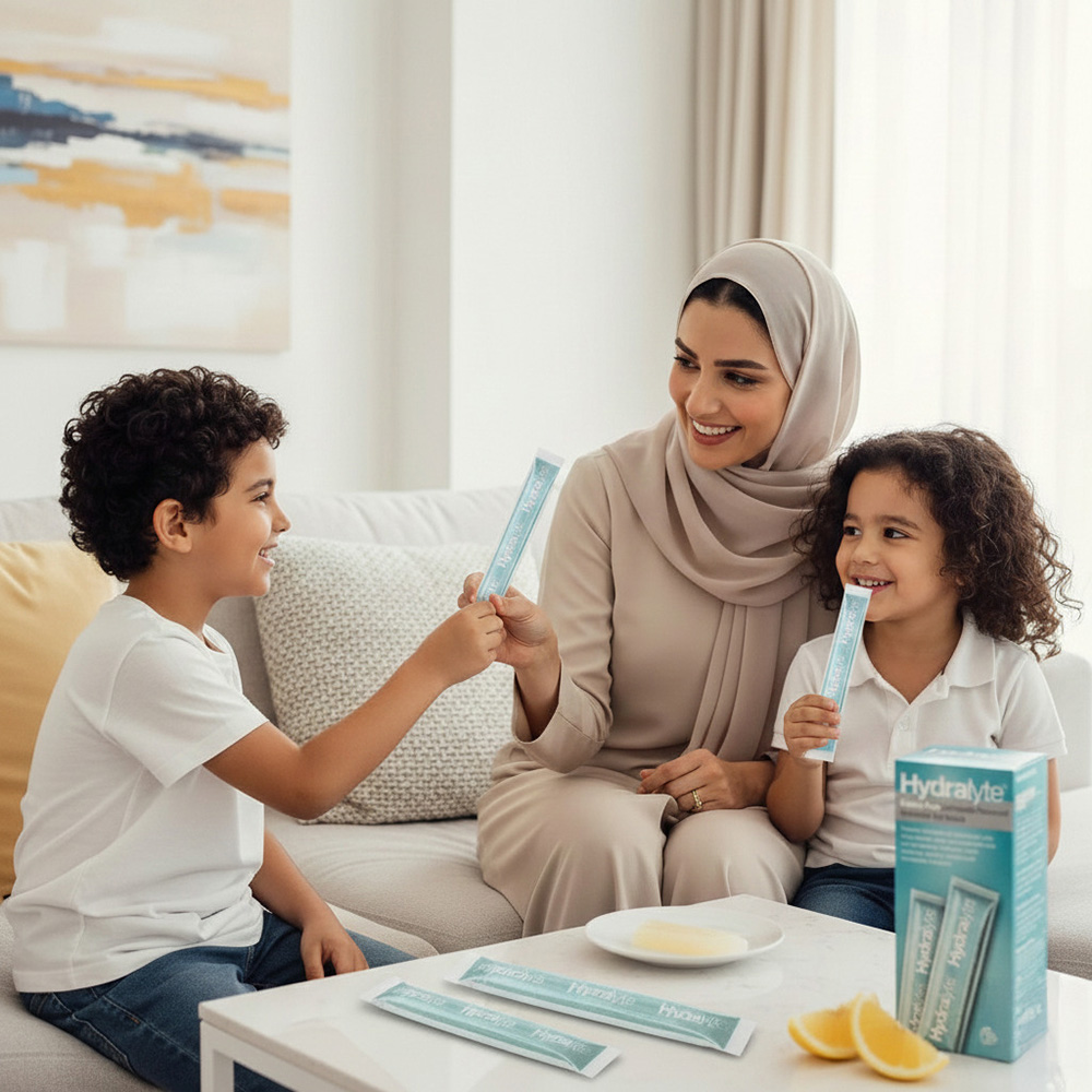 هيدراليت - مكعبات ثلج بالإلكترولايت بنكهة الليمون بدون ألوان - 62.5 مل - 16 مكعب