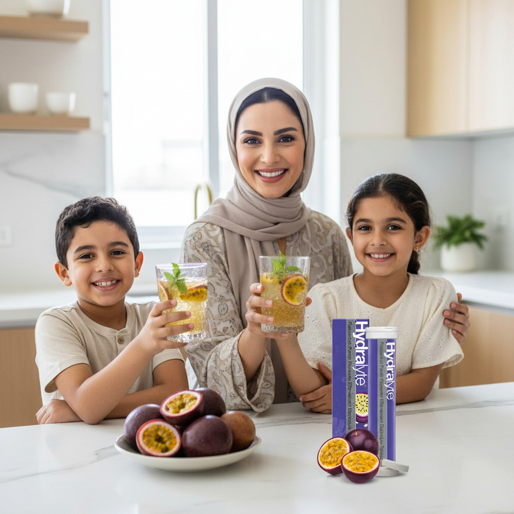 هيدراليت - أقراص فوارة للإلكترولايت بنكهة فاكهة العاطفة - 20 قرص