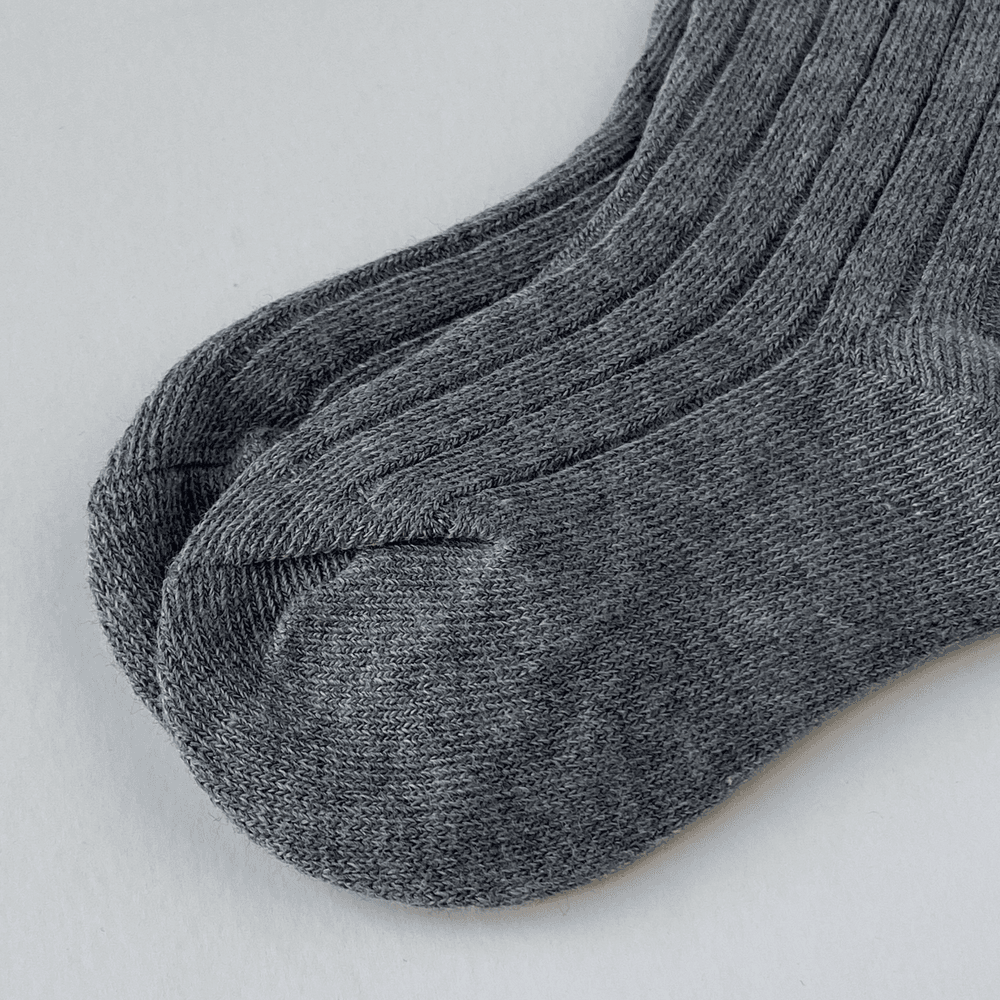 Baby Boss Cotton Knee Socks - Dark Grey