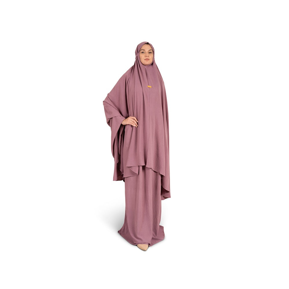 Hilalful - Crinkle 2 Piece Set - Lavender