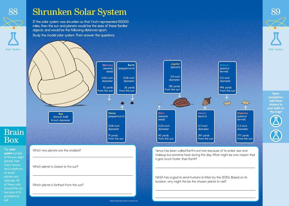Summer Brain Quest Workbook: Between Grades 5 & 6