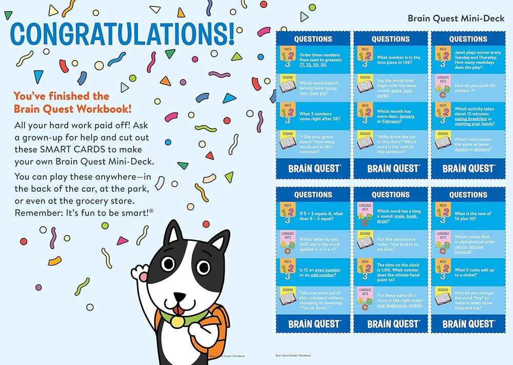 Brain Quest Workbook: Grade 1 Revised Edition