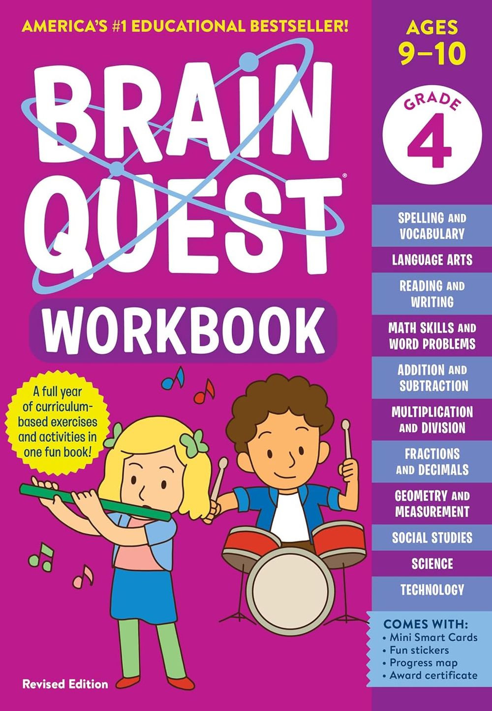 Brain Quest Workbook: Grade 4 Revised Edition