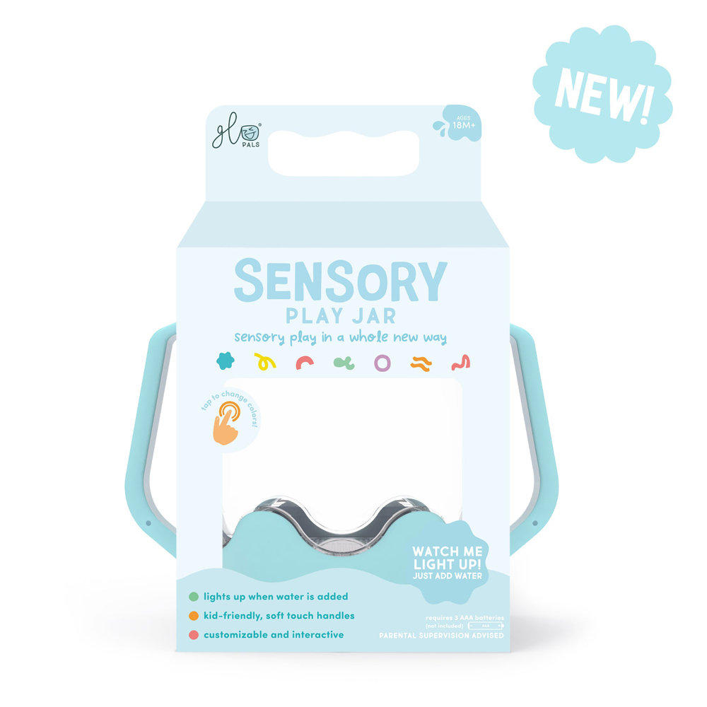 Bamboo Bark - Glo Pals Light Up With Water Sensory Toy - Blue
