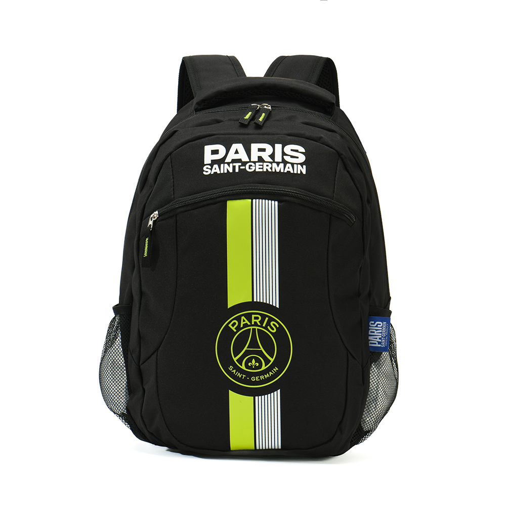 Bamboo Bark - Paris Saint-Germain Boys Football Backpack - PSG School Bag Large - Black