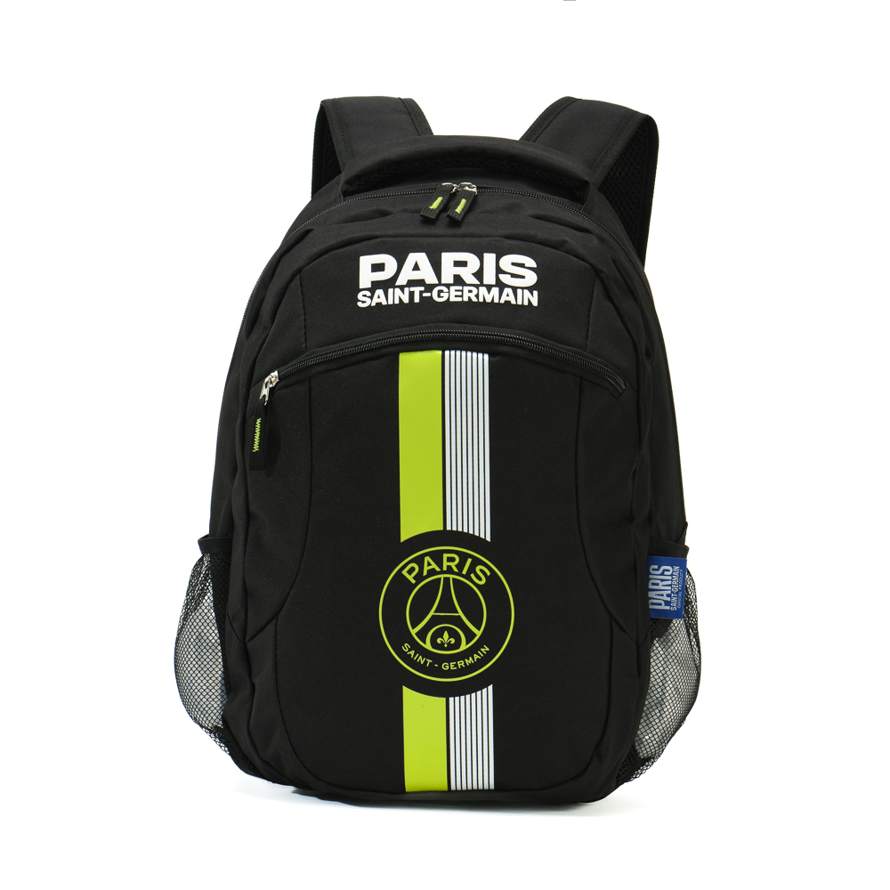 Bamboo Bark - Paris Saint-Germain Boys Football Backpack - PSG School Bag Large - Black