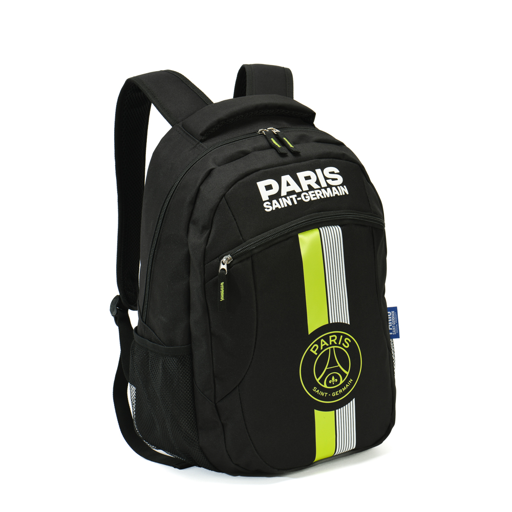 Bamboo Bark - Paris Saint-Germain Boys Football Backpack - PSG School Bag Large - Black