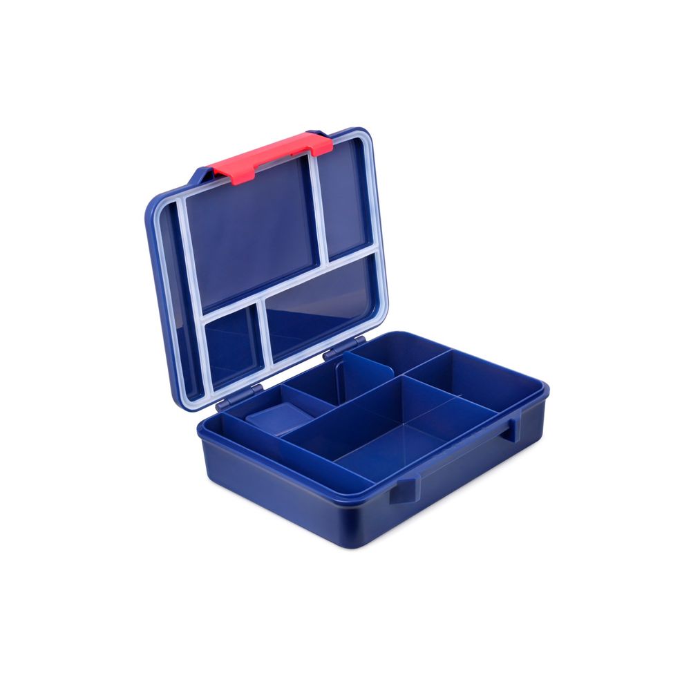 Bamboo Bark - 5 Compartment FC Barcelona Football Lunchbox - Blue