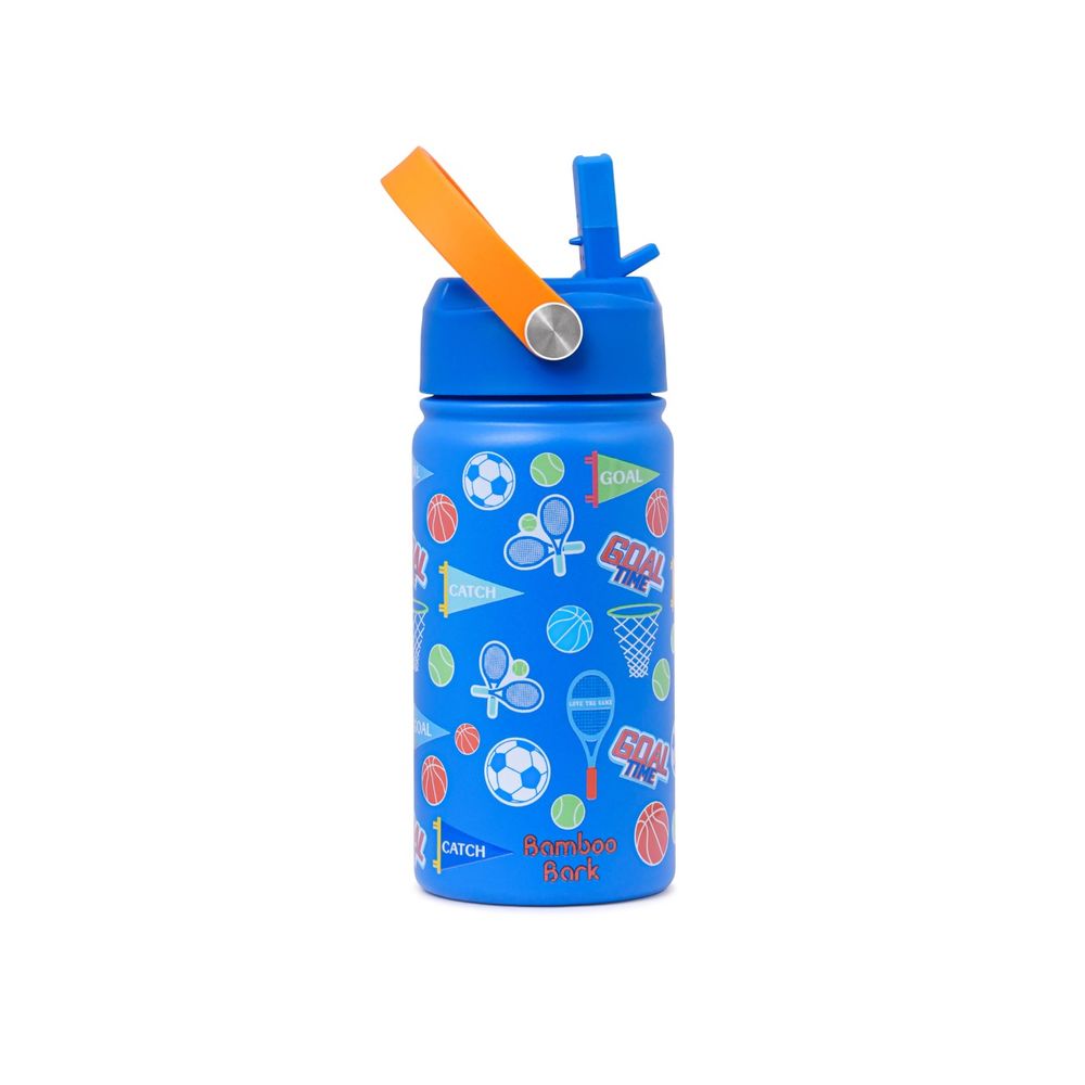 Bamboo Bark - Stainless Steel Water Bottle - Sports - 400 ml