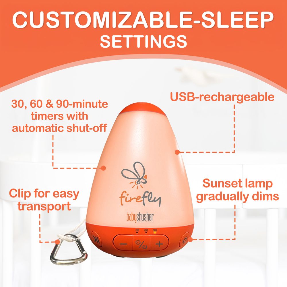 Baby Shusher - Sleep Aid Sound Soother Noise - Rust