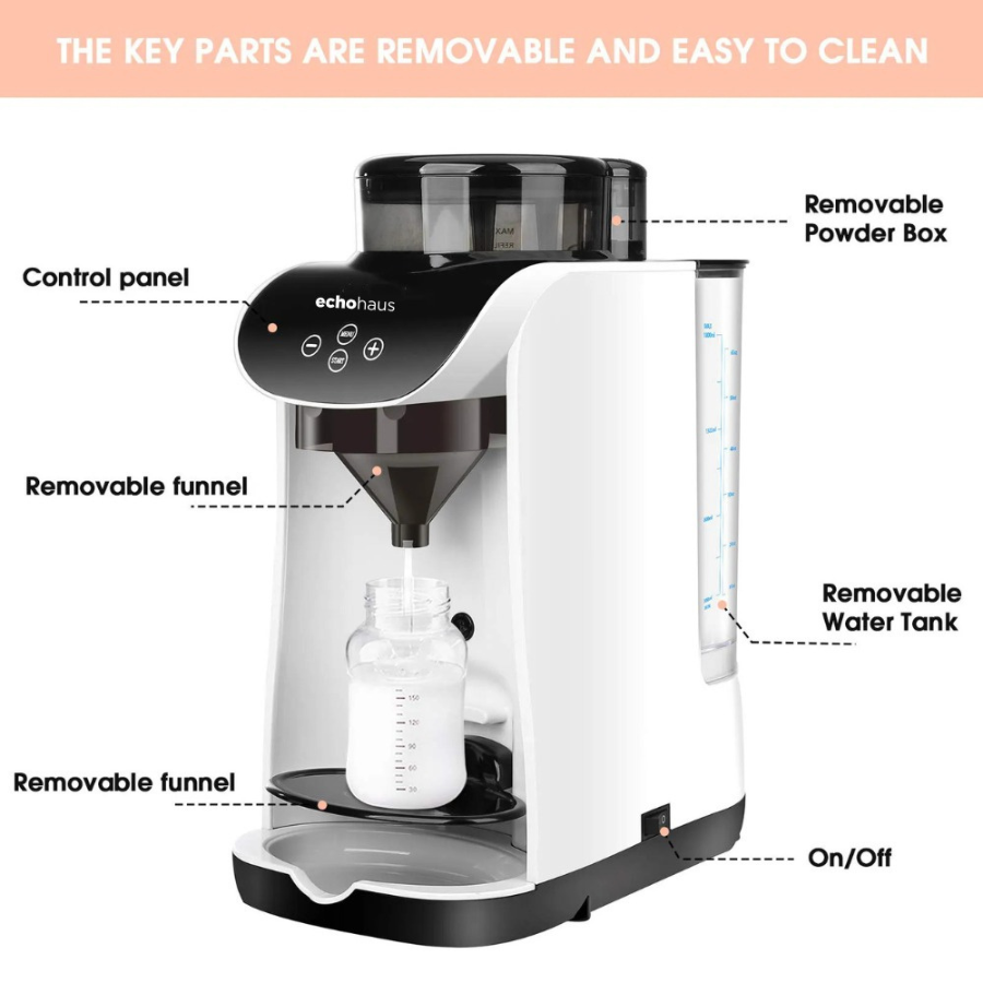 Echohaus - Instant Baby Formula Milk Maker Machine - White