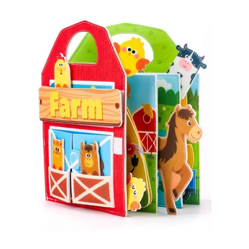 Sybil's Montessori Book Toy - Farm