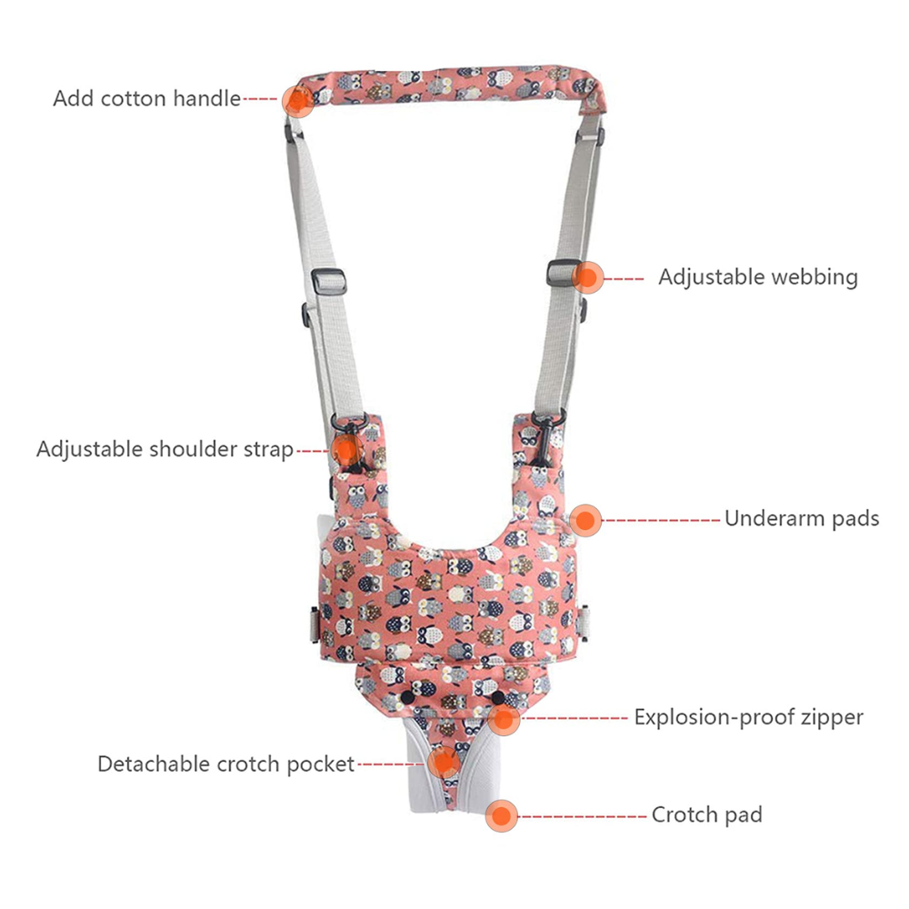 Sybil's - Owl Printed Adjustable Baby Walker Harness