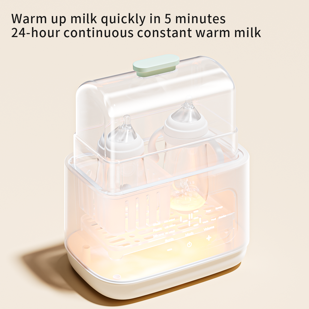 Echohaus - Milk Bottle Warmer With Timer - White