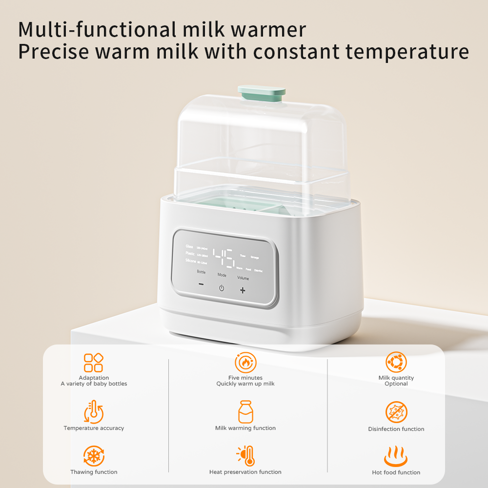 Echohaus - Milk Bottle Warmer With Timer - White