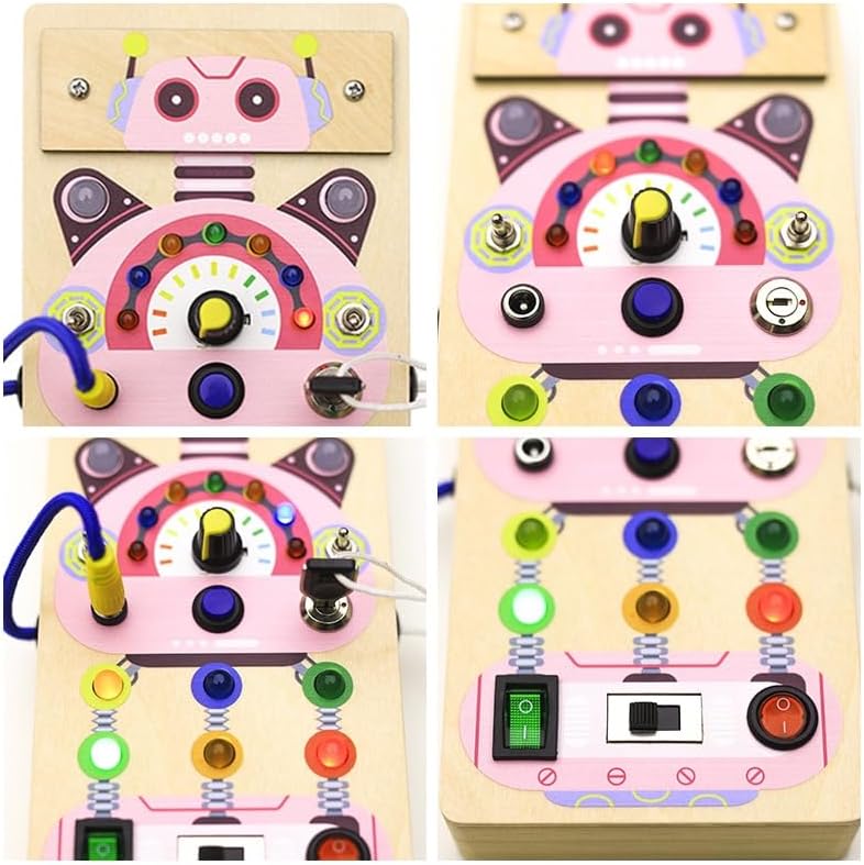 Sybil's - Pink Robot Busy Board