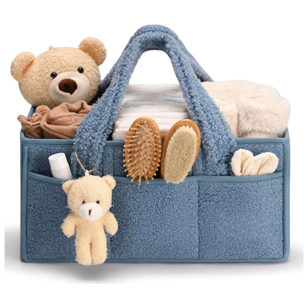 Sybil's - Baby Diaper Storage Caddy Organizer
