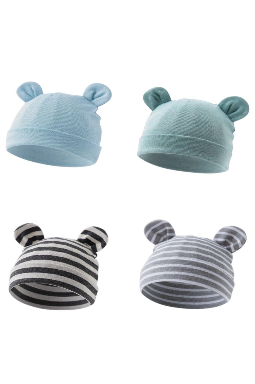 Bambimici Baby Beanie Bear Set a - Pack of 4