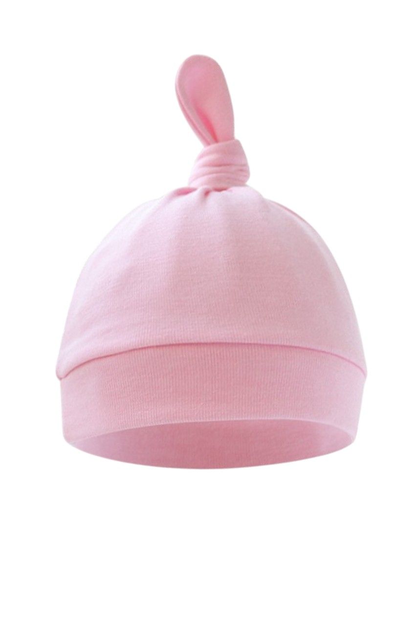 Bambimici Tinytops Baby Beanie and Mittens - Pink - 2 Pcs