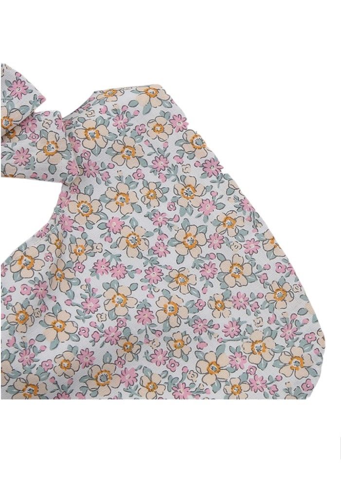Bambimici Bella Floral Headband & Baby Bib - Multicolor - 3 Pcs