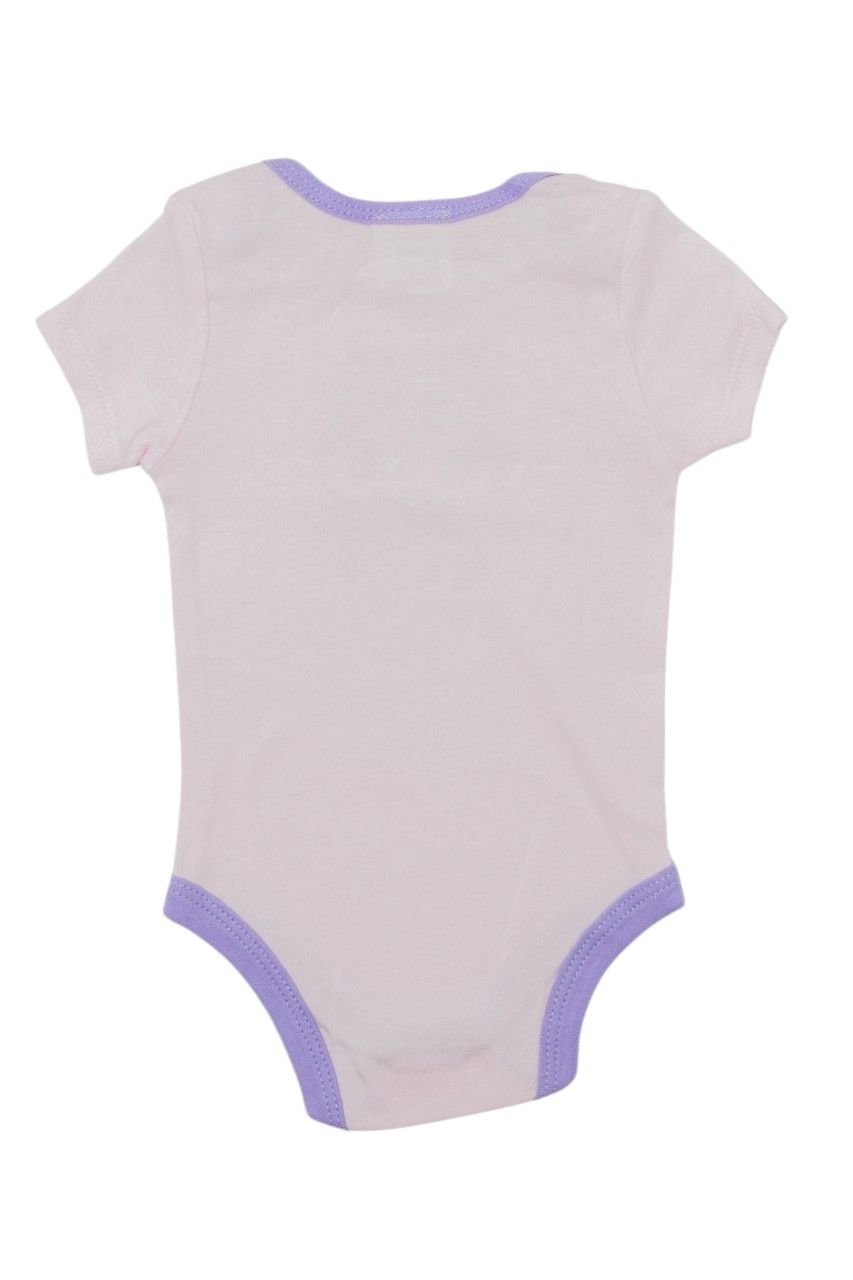 Bambimici Short Sleeve Owl Printed Bodysuit with Pyjama - Purple - 3 Pcs