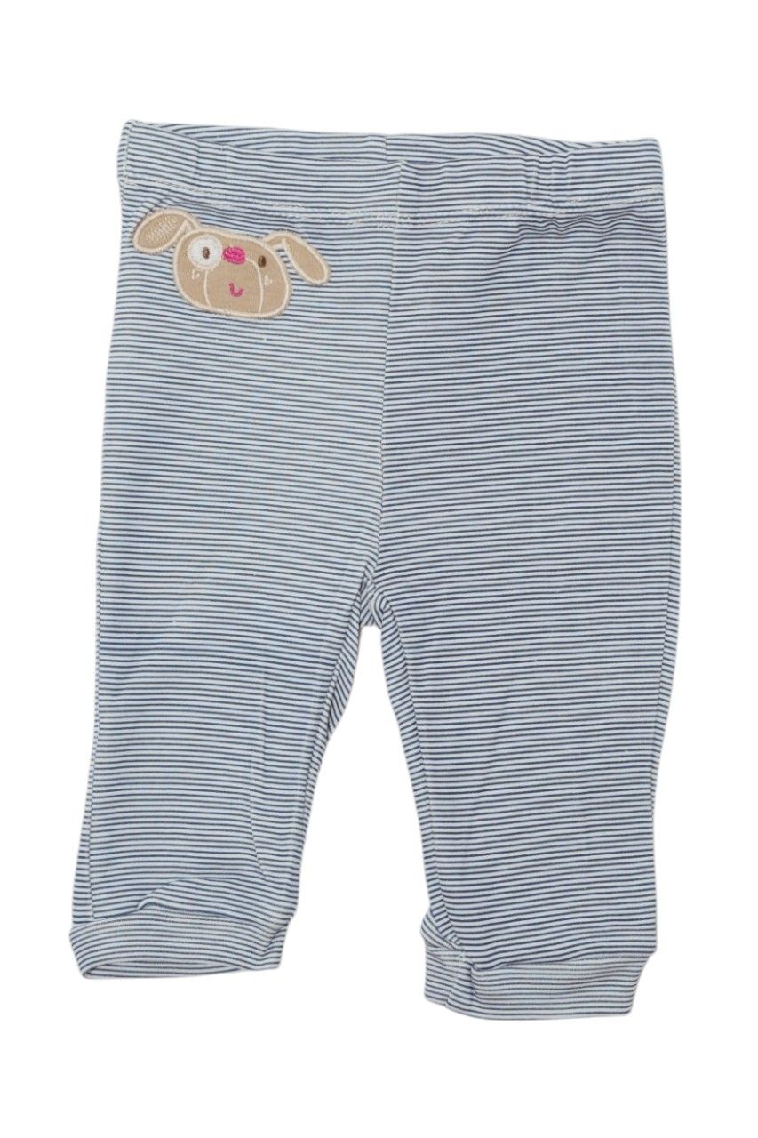 Bambimici Baby' Dog Printed Bodysuit & Pyjama with Hat - Dark Blue - 3 Pcs