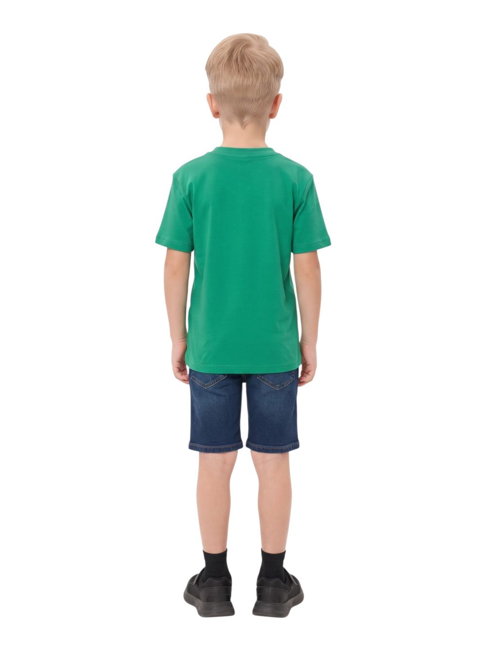Bidani - Boys Saudi Arabia Flag Graphic T-shirt - Green